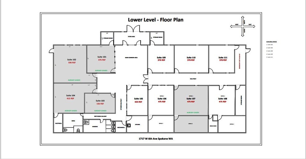 1717 W 6th Ave, Spokane, WA à louer - Photo de l’immeuble – Image 3 sur 16