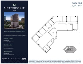 4600 S Ulster St, Denver, CO à louer Plan d’étage– Image 1 sur 1