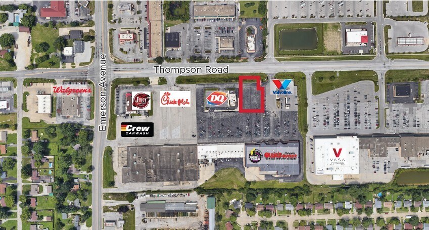 5231 E Thompson Rd, Indianapolis, IN à vendre Aérien– Image 1 sur 2