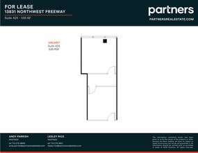 13831 Northwest Fwy, Houston, TX à louer Plan de site– Image 1 sur 1