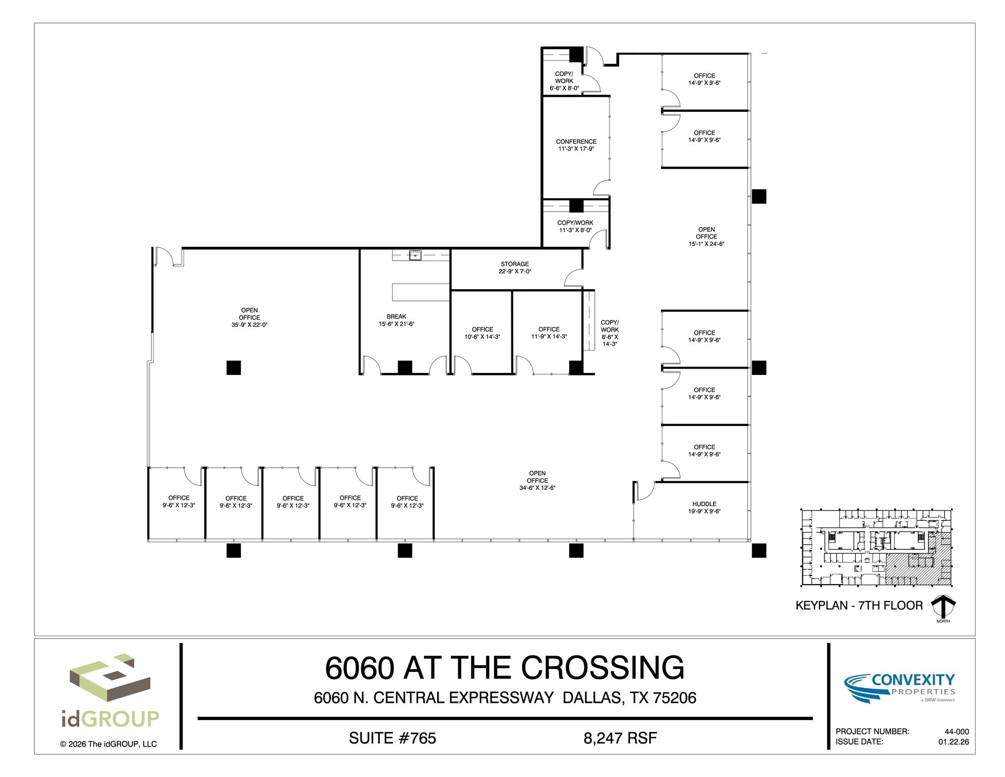 6060 N Central Expy, Dallas, TX à louer Plan de site– Image 1 sur 1