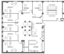 1625 K St NW, Washington, DC à louer Plan d’étage– Image 1 sur 1