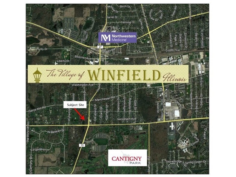 Winfield & Roosevelt Rd, Winfield, IL à vendre - Photo de l’immeuble – Image 1 sur 1