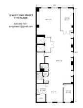 12 W 32nd St, New York, NY à louer Plan d’étage– Image 1 sur 1