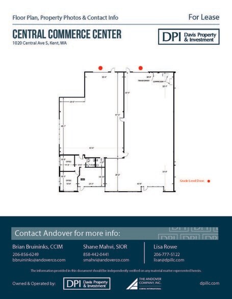 8316-8330 S 259th St, Kent, WA à louer - Plan d’étage – Image 3 sur 7