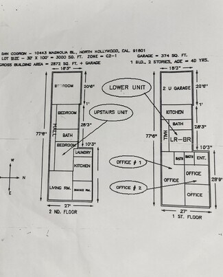Plus de détails pour 10443-10445 Magnolia Blvd, North Hollywood, CA - Bureau à vendre