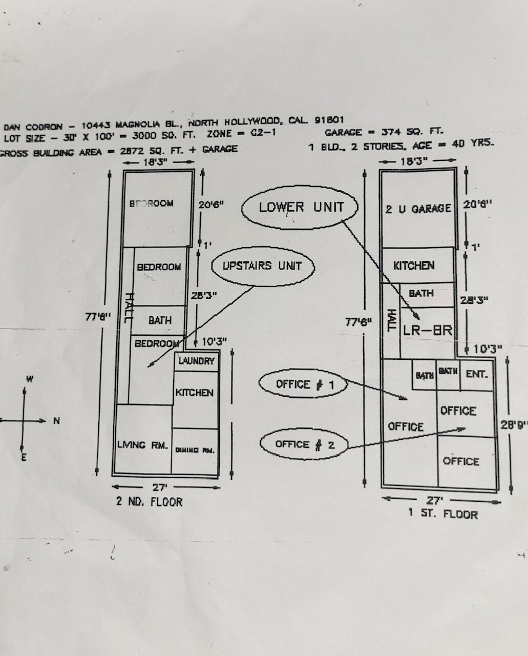 10443-10445 Magnolia Blvd, North Hollywood, CA à vendre Photo principale– Image 1 sur 22