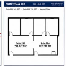 28720 Roadside Dr, Agoura Hills, CA à louer Plan d’étage– Image 1 sur 1