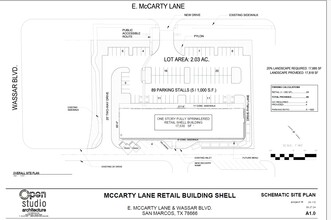 1476 E McCarty Ln, San Marcos, TX - VUE AÉRIENNE  vue de carte