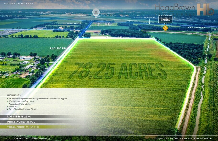 Pacific, Jonesboro, AR à vendre - Aérien – Image 3 sur 6