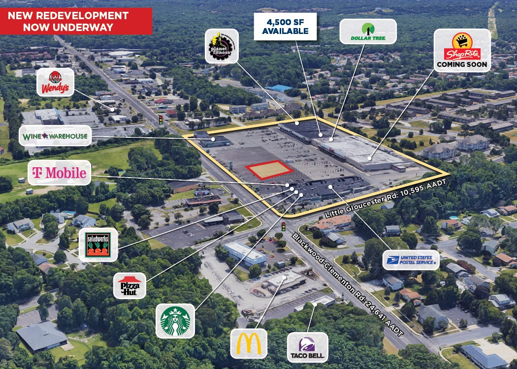 1468-1490 Blackwood-Clementon Rd, Gloucester City, NJ à louer Photo de l’immeuble– Image 1 sur 2