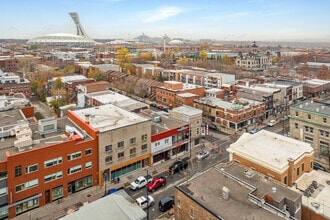 4223-4225 Rue Ontario E, Montréal, QC - VUE AÉRIENNE  vue de carte