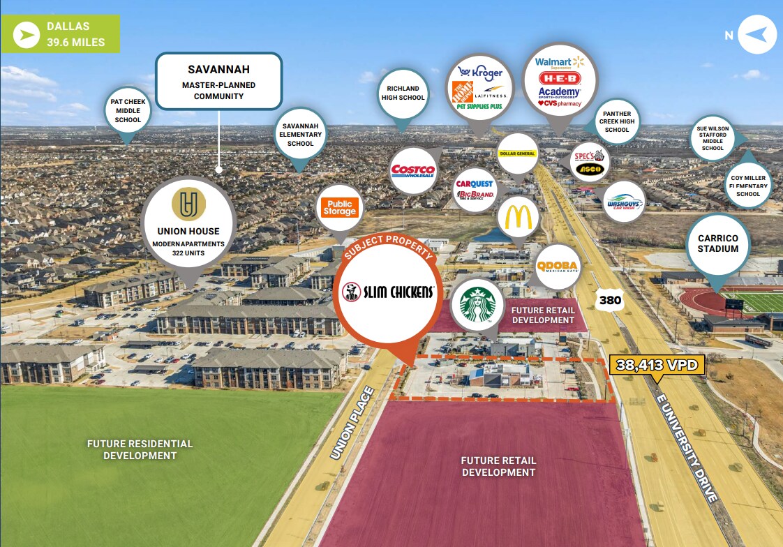 750 Union Pl, Aubrey, TX à vendre Photo principale– Image 1 sur 4