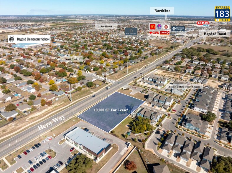 12501 Hero Way w, Leander, TX à louer - Aérien – Image 2 sur 4