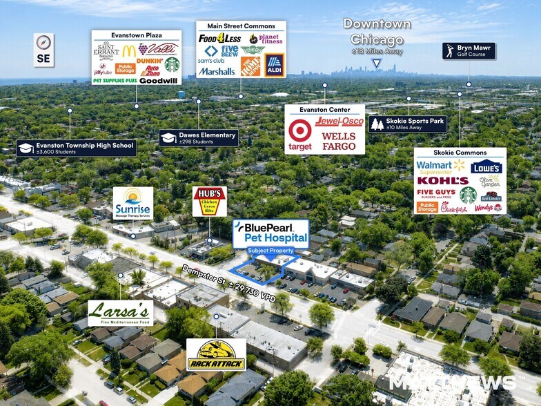 3735 Dempster St, Skokie, IL à vendre - Photo de l’immeuble – Image 3 sur 3