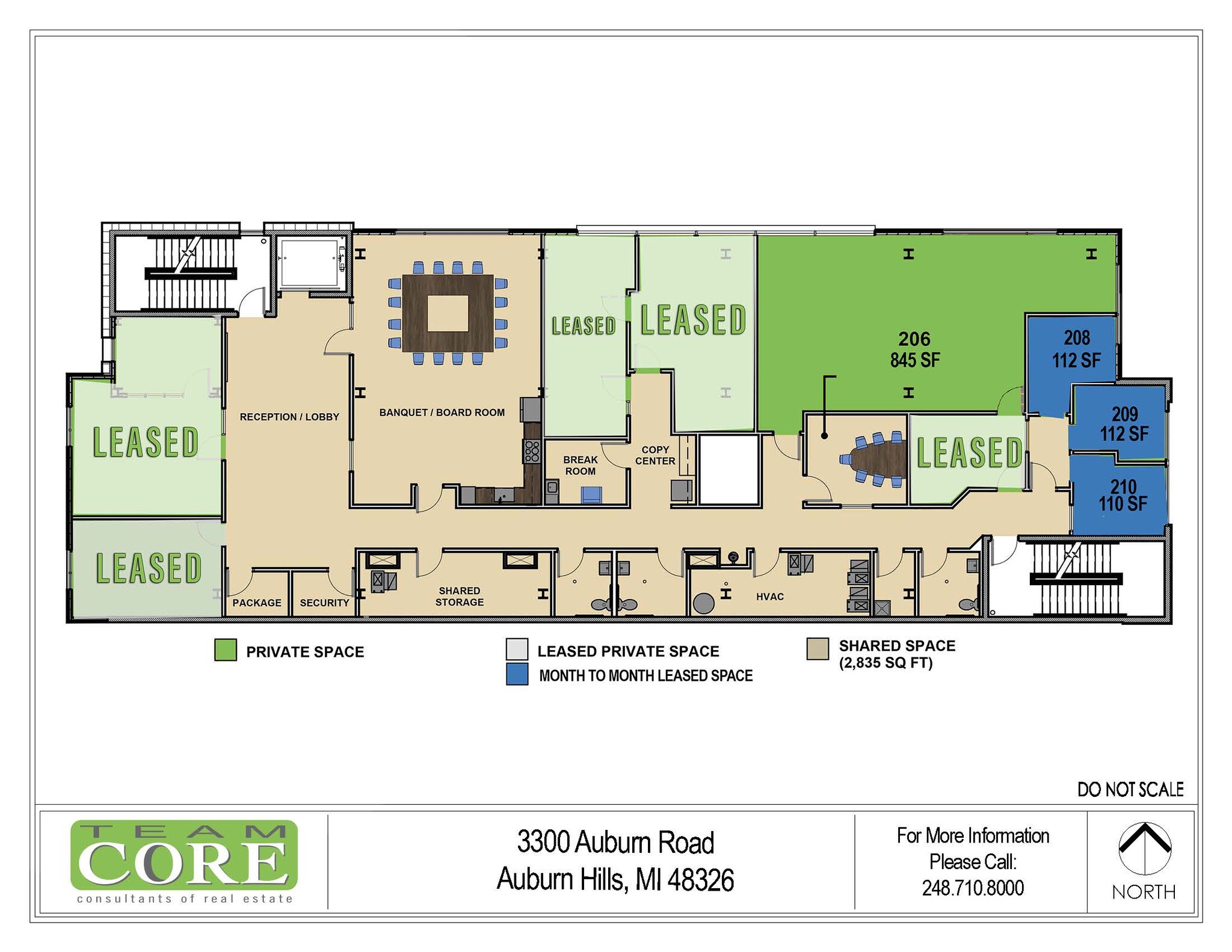 3300 Auburn Rd, Auburn Hills, MI à louer Plan d’étage– Image 1 sur 1