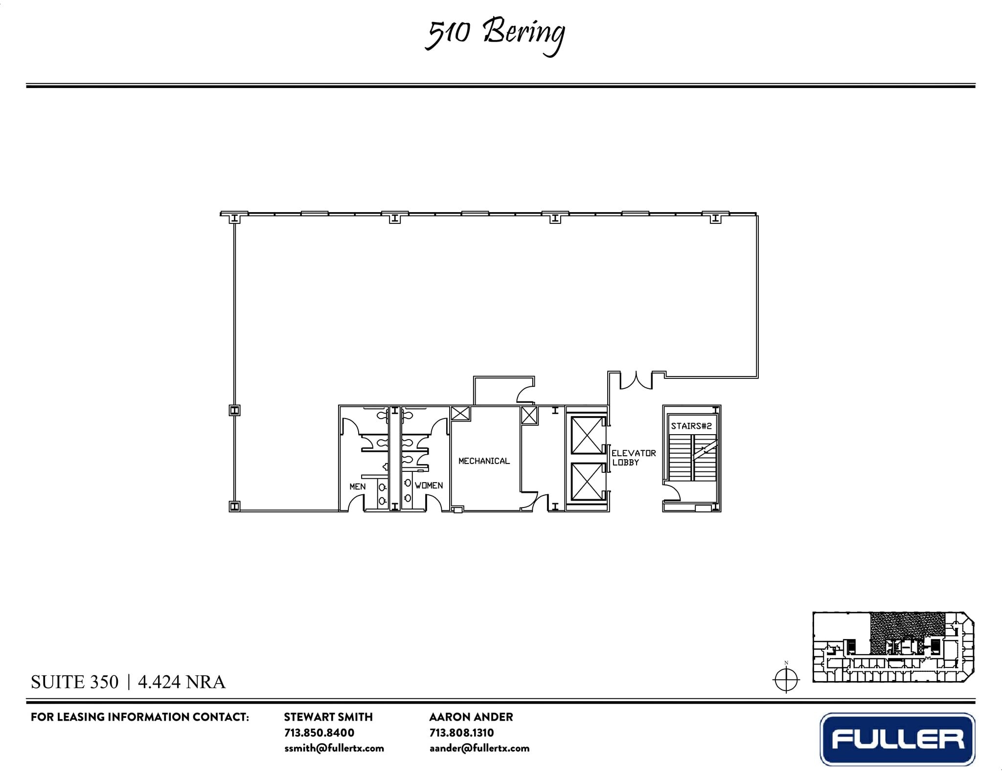 510 Bering Dr, Houston, TX à louer Plan de site– Image 1 sur 1