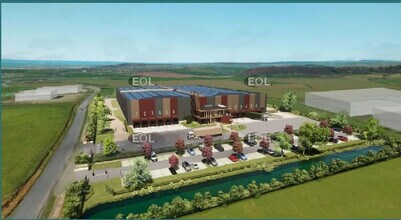 Segré-en-Anjou Bleu - Vue aérienne vue de carte