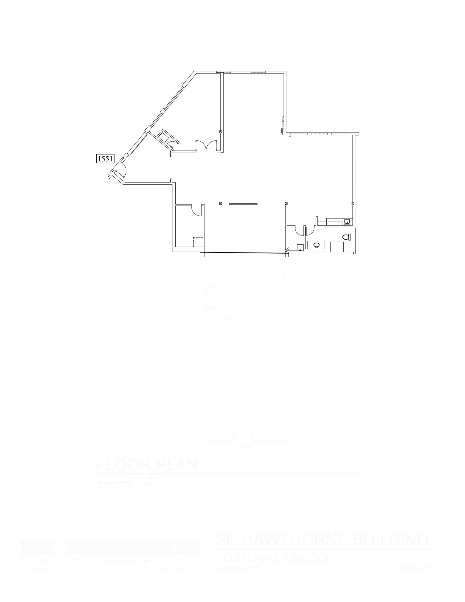 1752 SE Hawthorne Blvd, Portland, OR à louer Plan de site– Image 1 sur 1