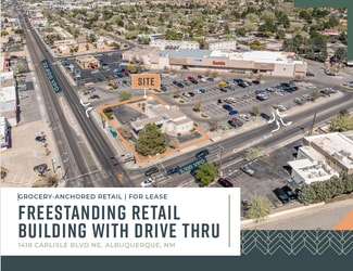 Plus de détails pour 1418 Carlisle Blvd NE, Albuquerque, NM - Local commercial à louer
