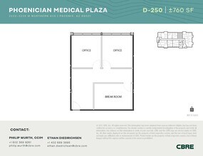 2222-2228 W Northern Ave, Phoenix, AZ à louer Plan d’étage– Image 1 sur 1