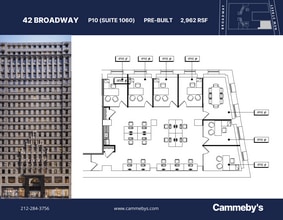 42 Broadway, New York, NY à louer Plan d’étage– Image 1 sur 1