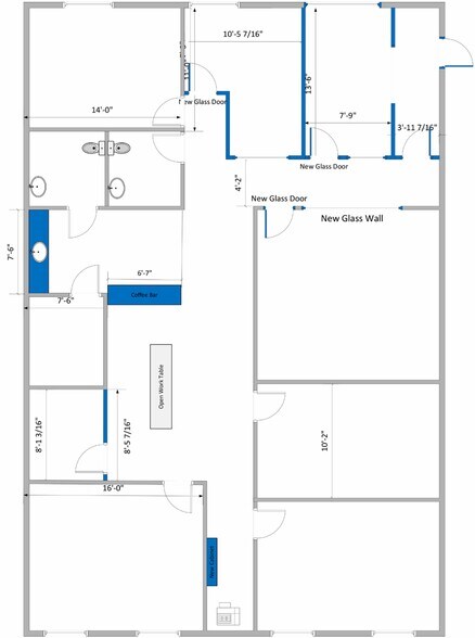 37300-37316 Schoenherr Rd, Sterling Heights, MI à louer - Plan d’étage – Image 3 sur 4