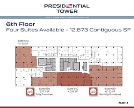 2550 S Clark St, Arlington, VA à louer Plan d’étage– Image 1 sur 1