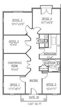 4994 Lower Roswell Rd, Marietta, GA à louer Plan d’étage– Image 2 sur 9