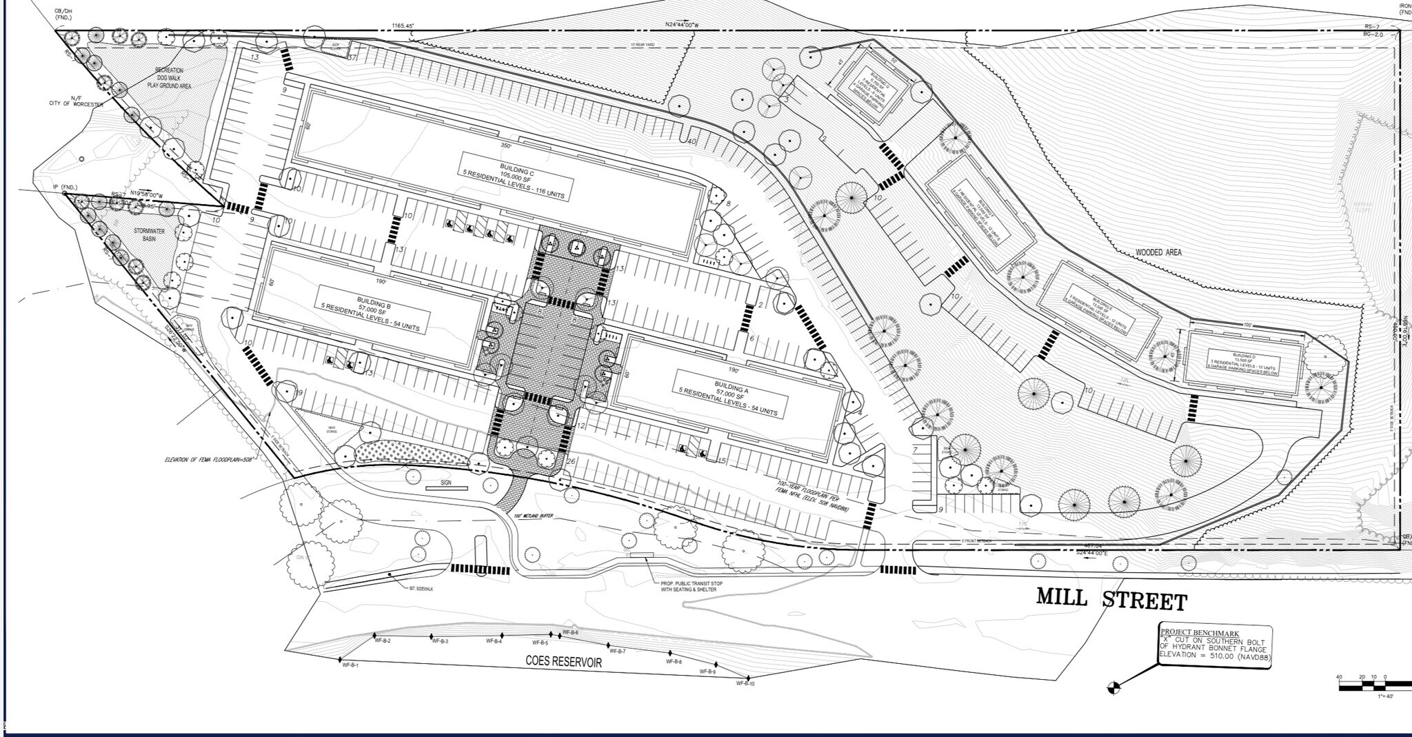 195 Mill St, Worcester, MA à vendre Plan de site– Image 1 sur 6