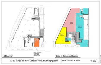 77-63 Vleigh Pl, Flushing, NY à louer Plan d’étage– Image 2 sur 2