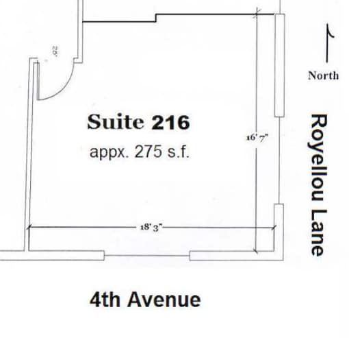 115 E 4th Ave, Mount Dora, FL à louer Plan d’étage– Image 1 sur 2