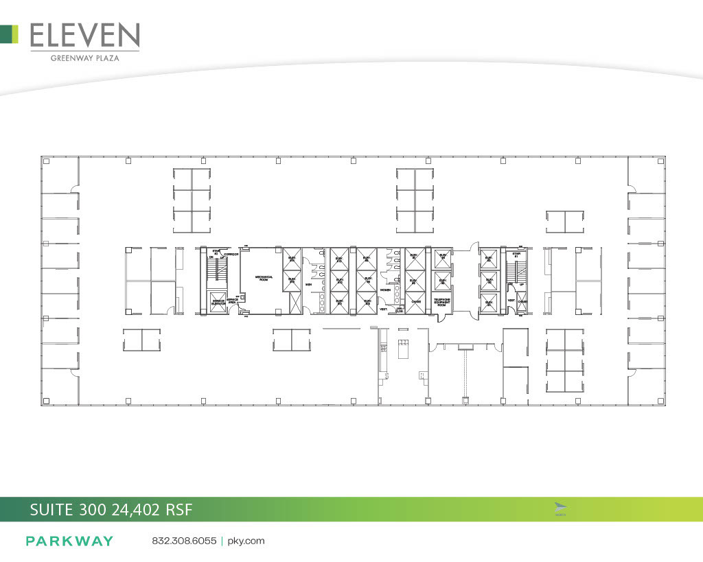 11 Greenway Plz, Houston, TX à louer Plan d’étage– Image 1 sur 1