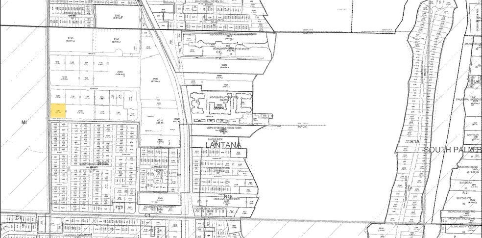 820 N 8th St, Lantana, FL à louer - Plan cadastral – Image 2 sur 2