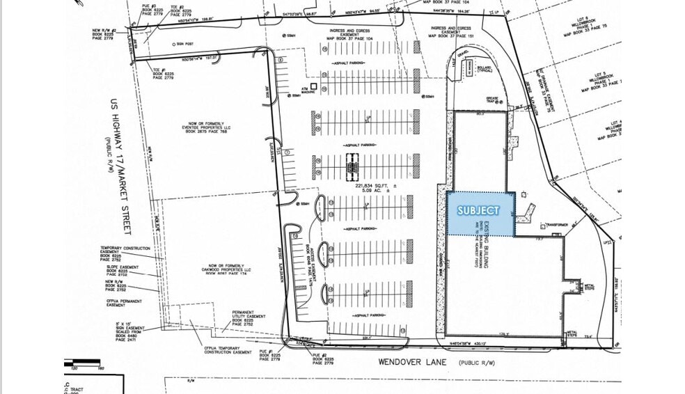 7316 Market St, Wilmington, NC à louer - Plan de site – Image 2 sur 2