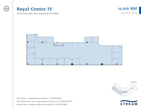 11700 Great Oaks Way, Alpharetta, GA à louer Plan de site– Image 1 sur 1
