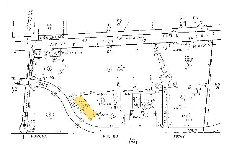 18645 E Gale Ave, City Of Industry, CA à louer - Plan cadastral – Image 3 sur 9
