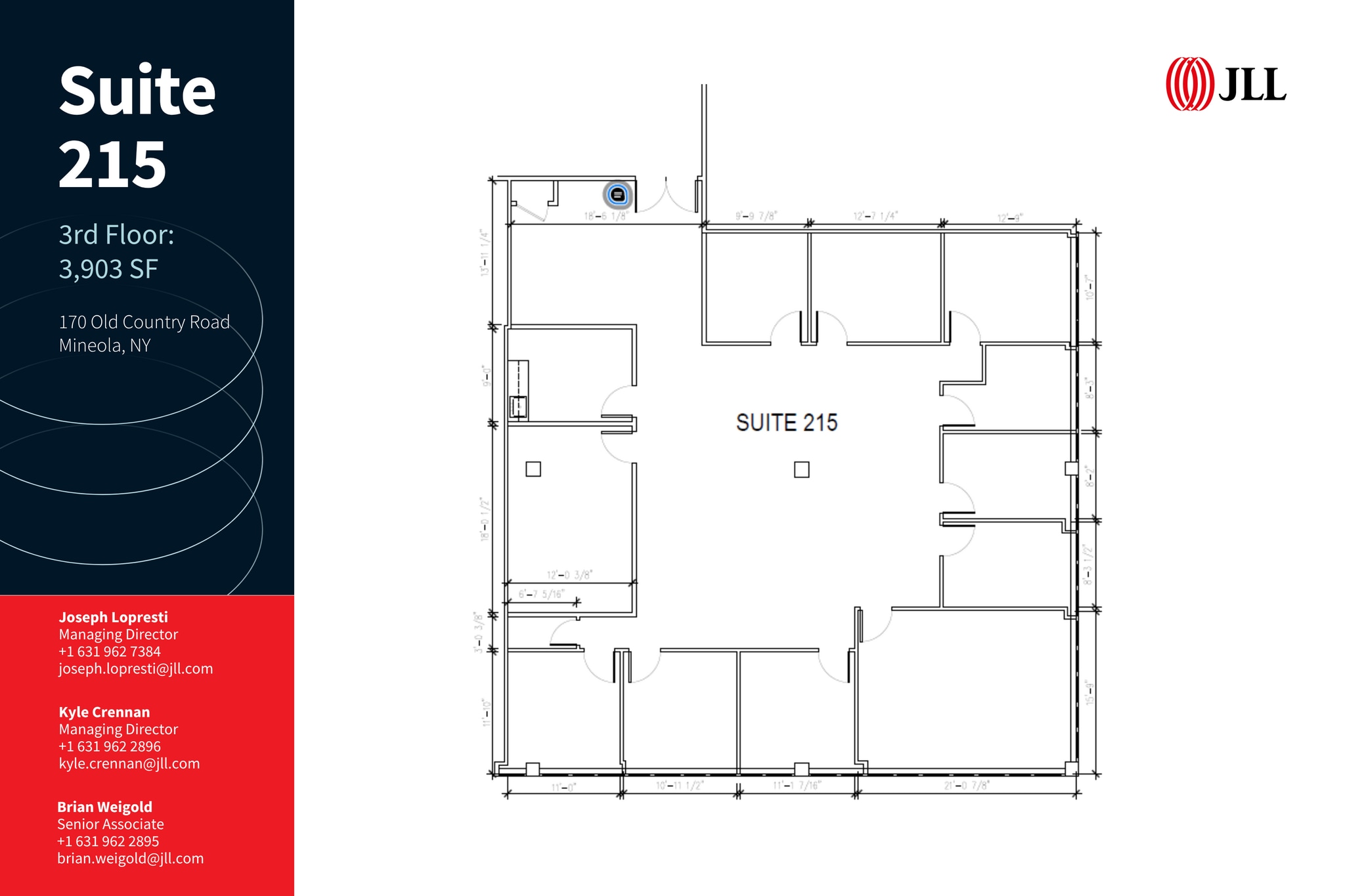 170 Old Country Rd, Mineola, NY à louer Plan d’étage– Image 1 sur 1