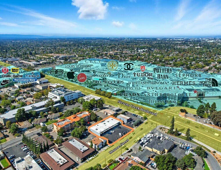 319-325 Monroe St, San Jose, CA à vendre - Aérien – Image 3 sur 6