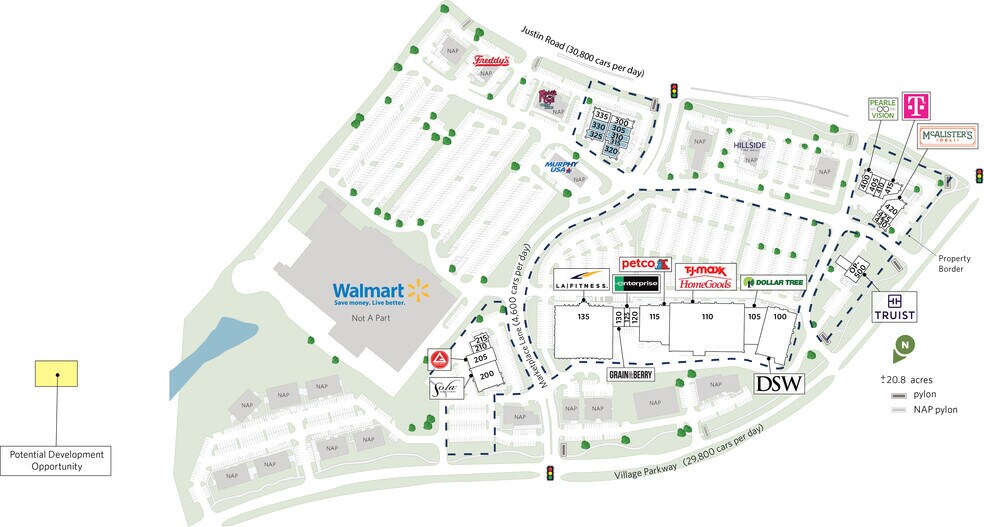 3060-3198 FM 407, Highland Village, TX à louer - Plan de site – Image 2 sur 19