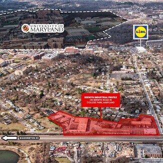 Plus de détails pour 5113-5123 Berwyn Rd, College Park, MD - Bureau, Industriel/Logistique à louer