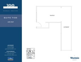 100 E Royal Ln, Irving, TX à louer Plan d’étage– Image 1 sur 1