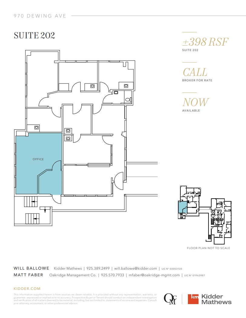970 Dewing Ave, Lafayette, CA à louer Plan d’étage– Image 1 sur 1