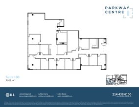 2901 N Dallas Pky, Plano, TX à louer Plan d’étage– Image 1 sur 1