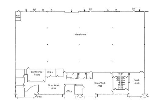 1495-1497 Zephyr Ave, Hayward, CA à louer Plan d’étage– Image 1 sur 1