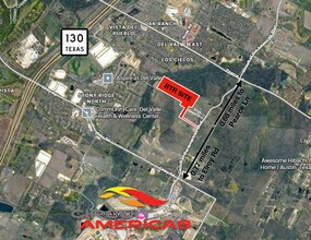 Circuit of the Americas Blvd, Del Valle, TX - Vue aérienne  vue de carte