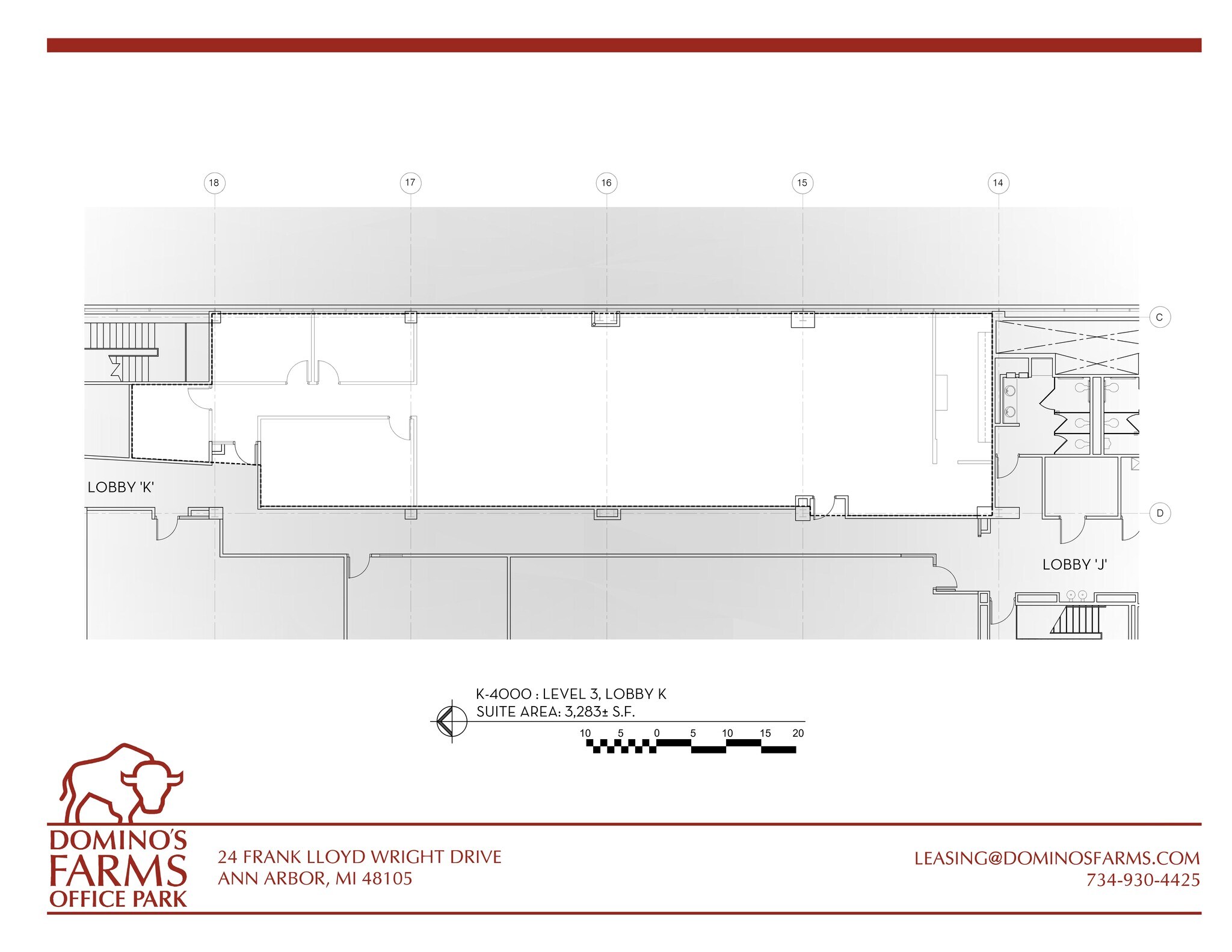 24 Frank Lloyd Wright Dr, Ann Arbor, MI à louer Plan de site– Image 1 sur 1