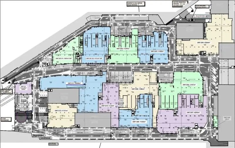 Industriel/Logistique dans Paris à louer - Plan d’étage – Image 2 sur 3