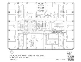 500 E Main St, Norfolk, VA à louer Plan d’étage– Image 1 sur 1