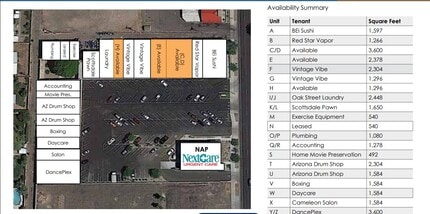 2200 N Scottsdale Rd, Scottsdale, AZ à louer Plan de site– Image 1 sur 1